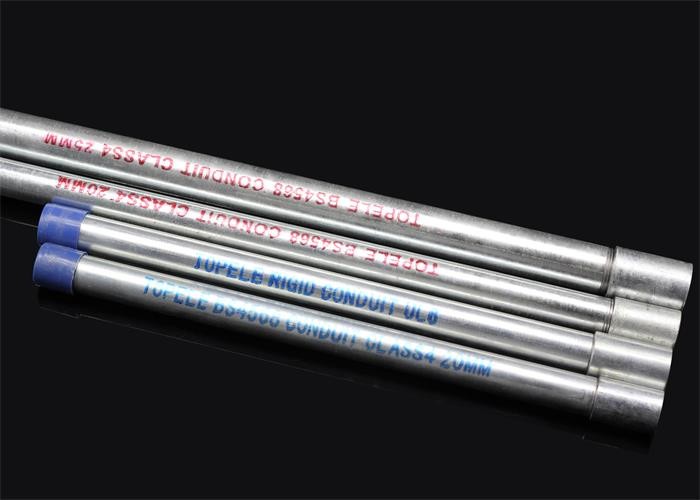 TOPELE Galvanized Steel BS4568 Conduit Fittings BS31 GI Conduit Pipe
