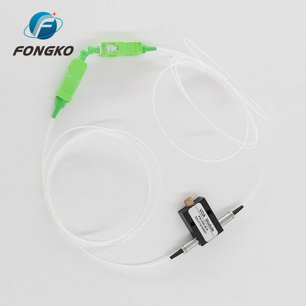Variable 0~60dB SM SC APC In-Line Fiber Optic Attenuator VOA Module