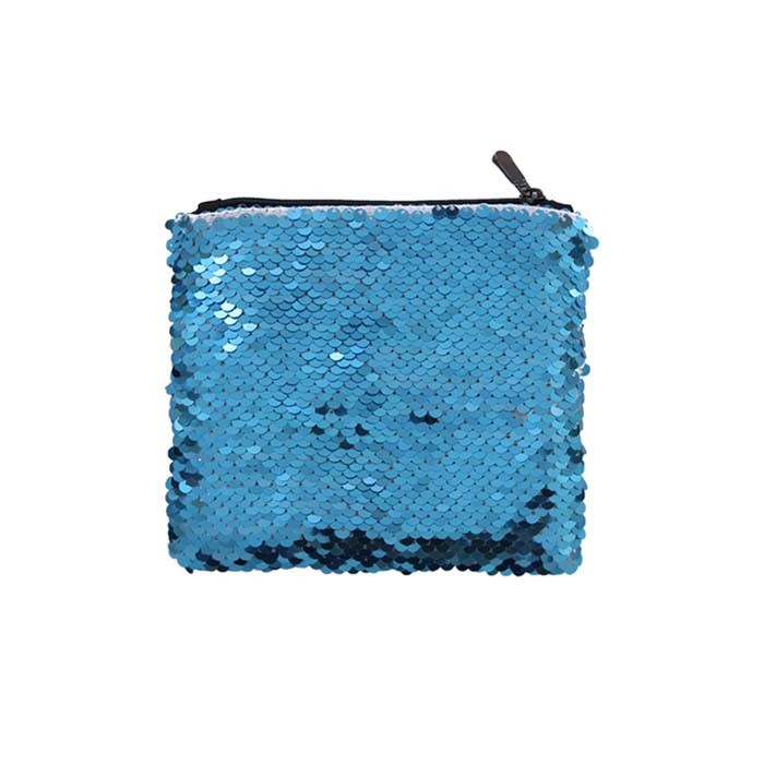 Customized Sparkling Sublimation Sequin Coin Purse For Sublimation Printing