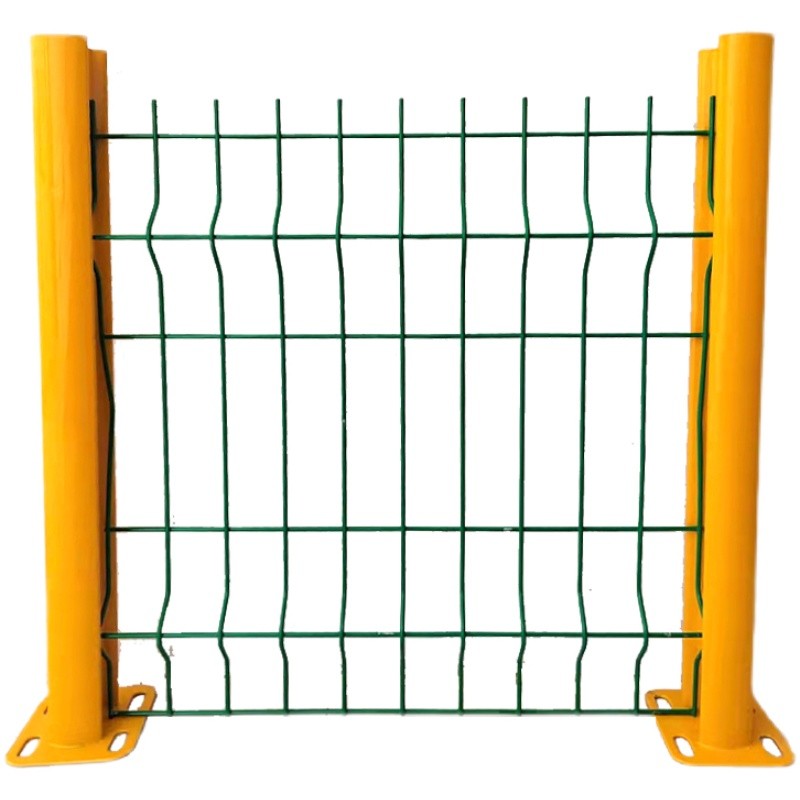 5mm Pvc Coated Welded Wire Mesh Panels Green Black Color Bend