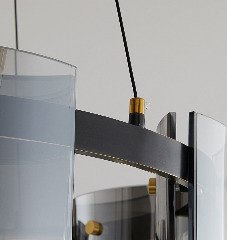 AC240V High Gloss Decorative Lamps Glass Modern Pendant Light ODM