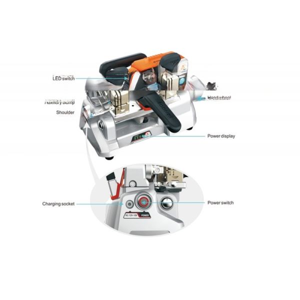 Motor DC Brushless Motor Key Cutting Machine for Car Key Repair Xhorse XC-009 XC009