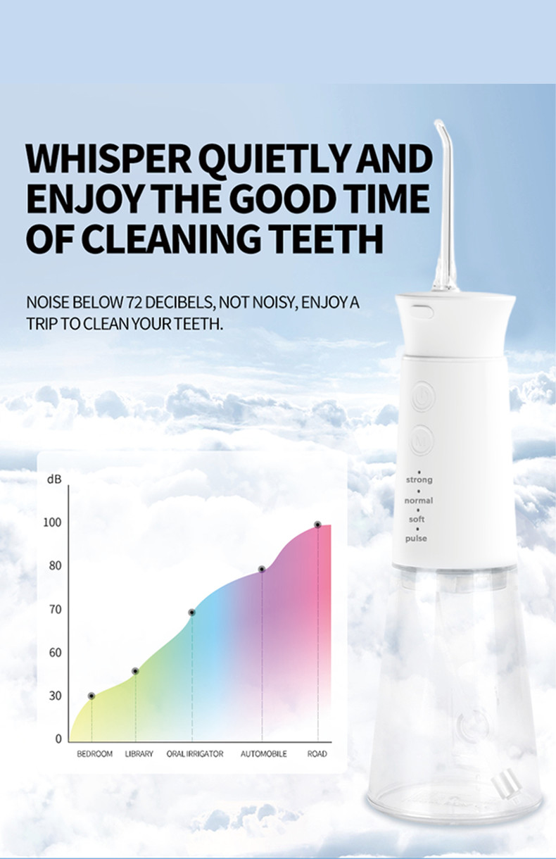 Professional Oral Dental Cordless Oral Care Irrigator Machine Water Flosser Portable Dental Flosser