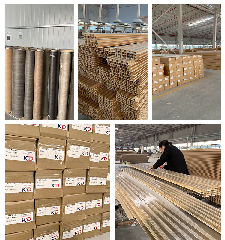 Customized Wood Plastic Grille Wall Panel Fluted WPC 1220*3000mm