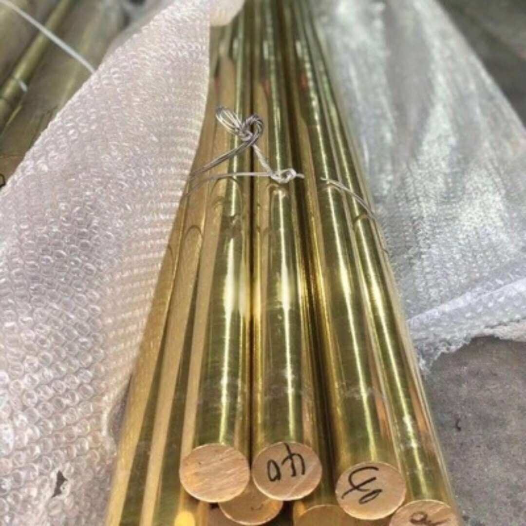 H59 C26800 Welding Rod Yellow Copper Bar Hpb61-1 Hsi80-3 Cw614n H62 H59 Brass Cooper 50*1200MM