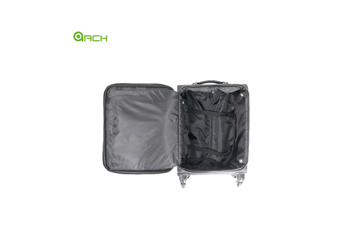 Microfibre Suitcase Soft Sided Luggage with Spinner Wheels