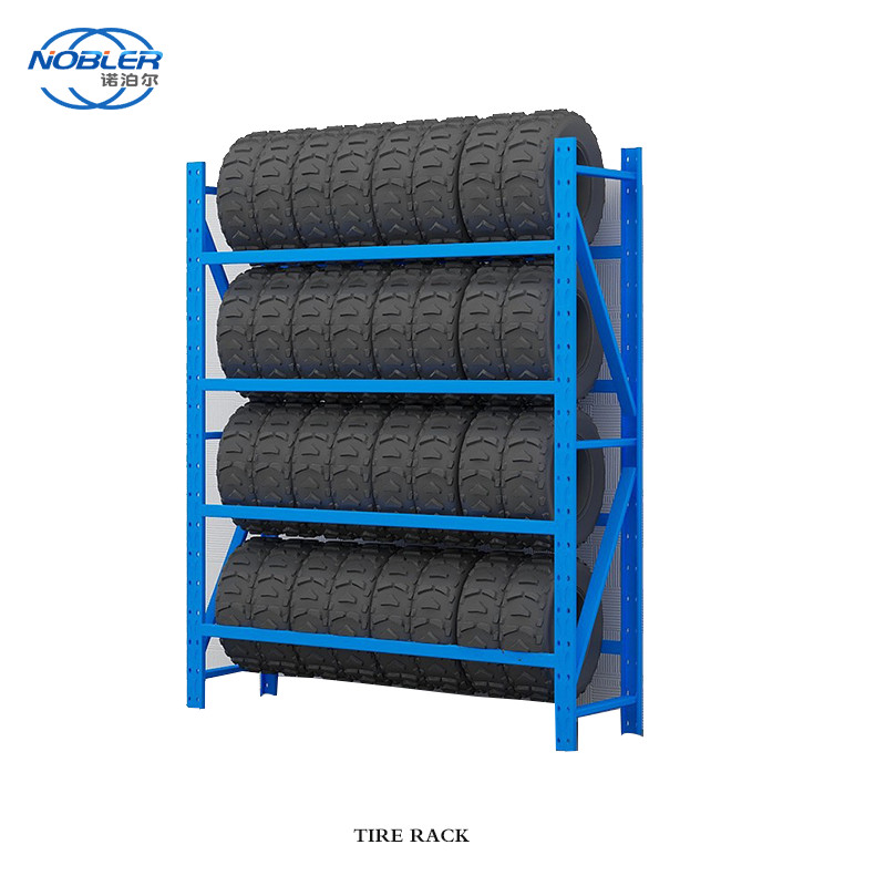 Heavy Duty Stacking Detachable Metal Tire Storage Rack Display Used Tire Racks