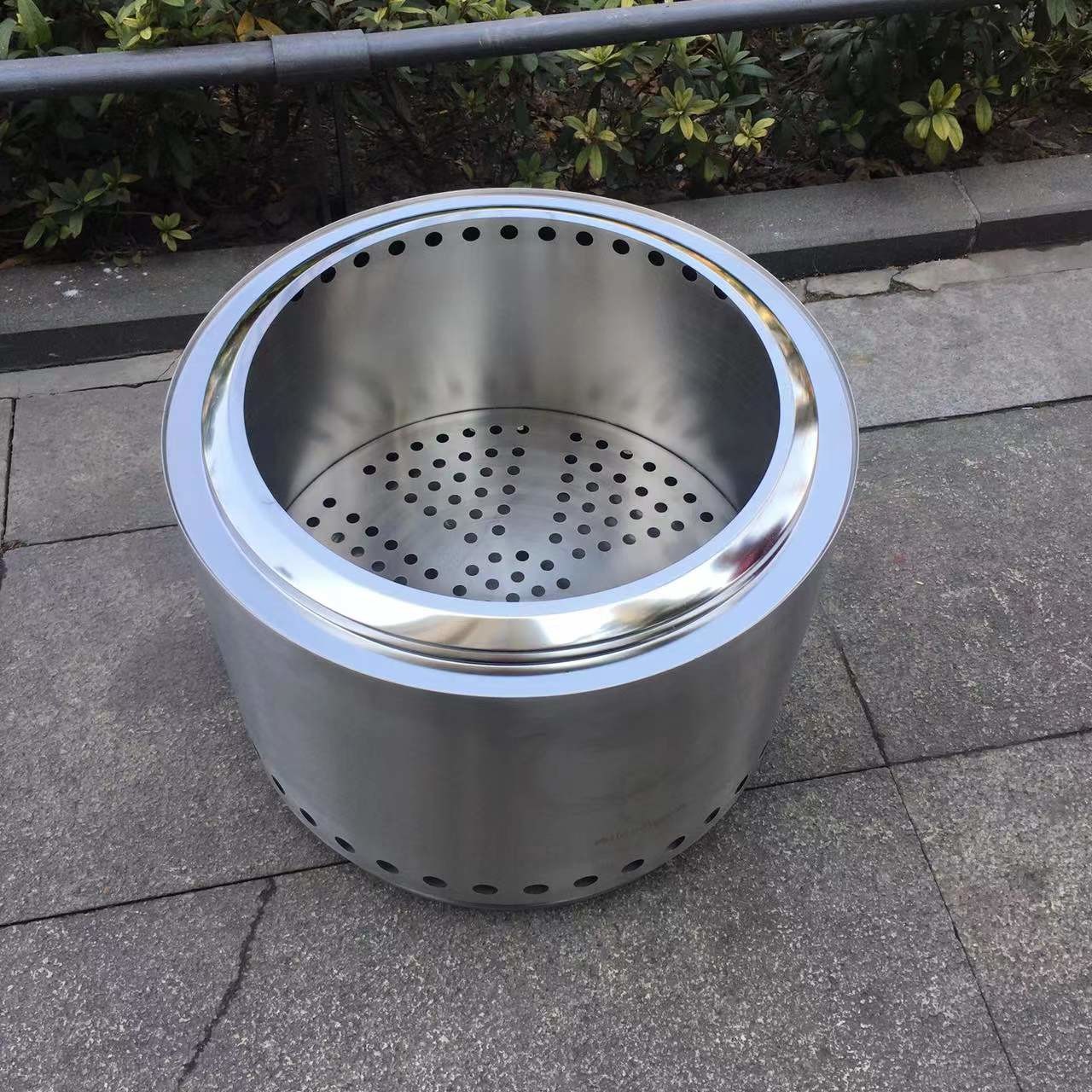 19.5 Inch Smokeless Fire Stove Stainless Steel 15 Inch Outdoor