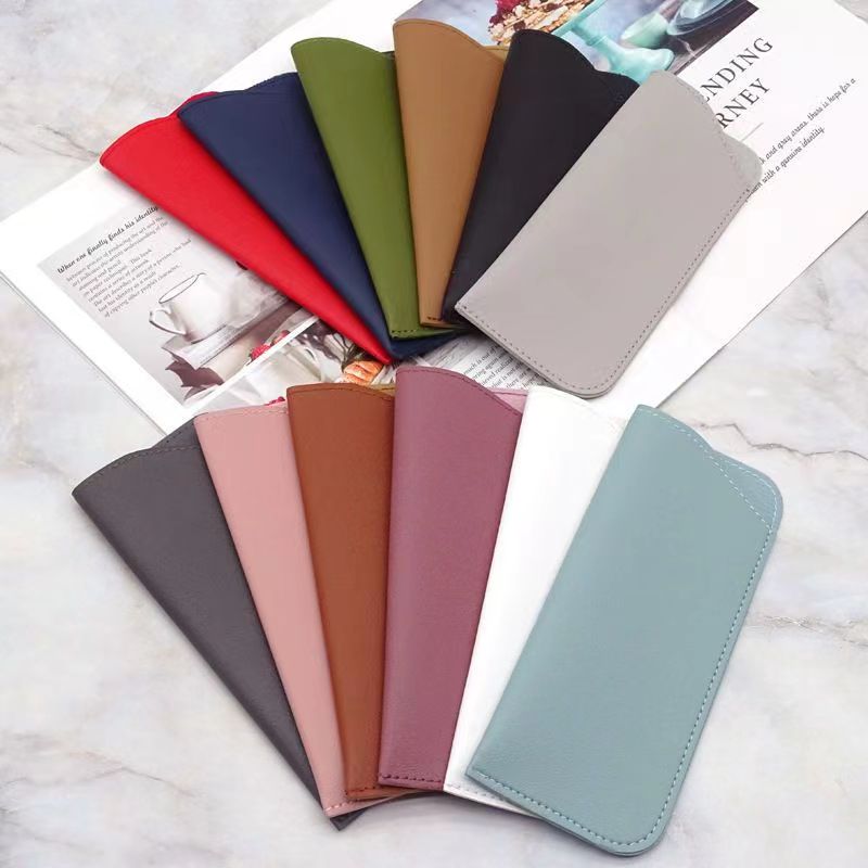 Customizable Soft Drawstring Eyeglass Pouch Glasses Case Fashionable