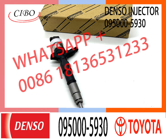 common rail injector 095000-5930 for toyota truck diesel pump injector 23670-09060 for toyota high pressure engine
