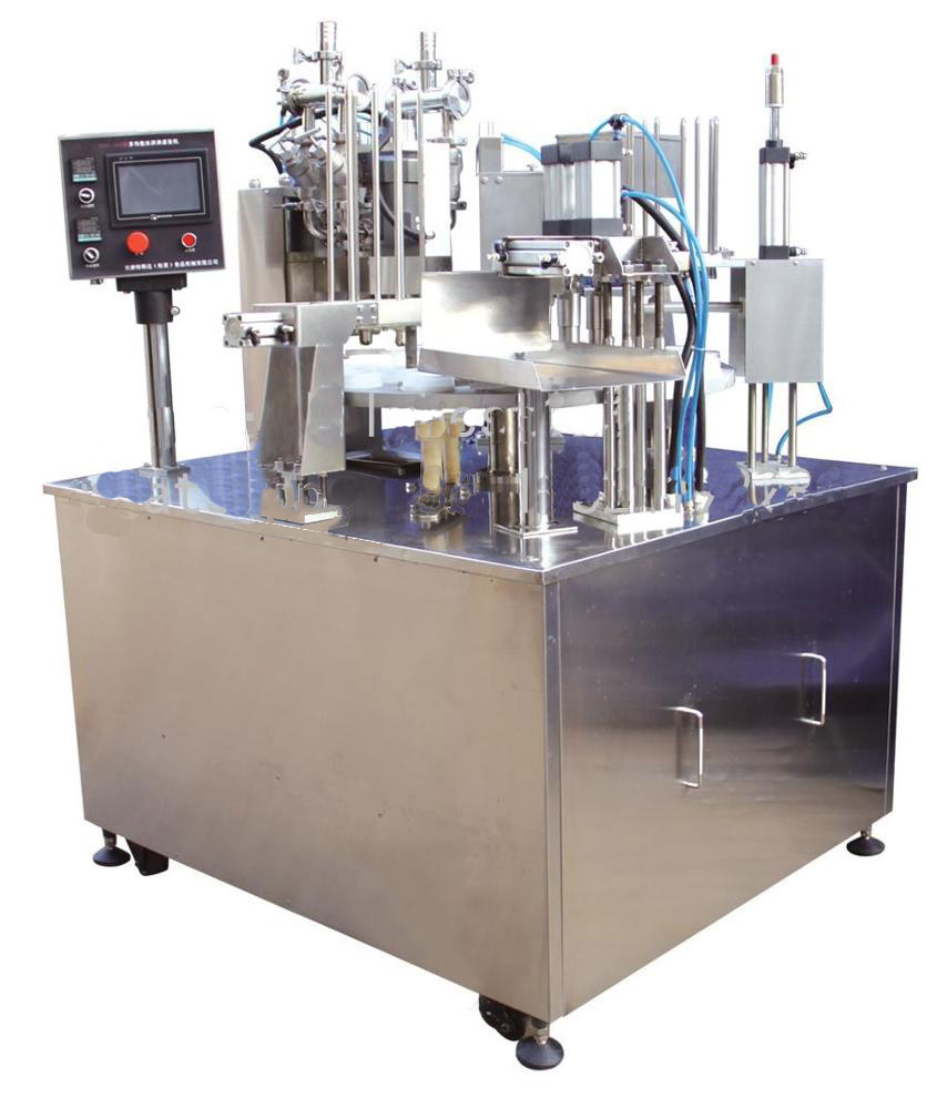 8ml Cosmetics Automatic Filling Machine For Cleaning Cream Squeeze Tube