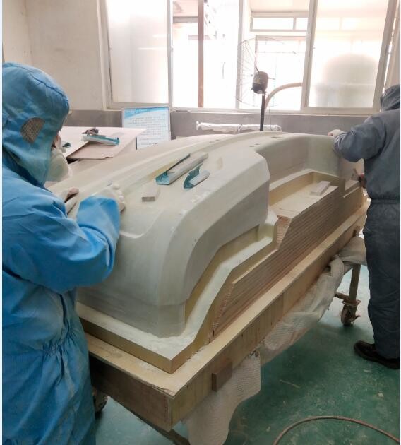 Light Weight Custom Fiberglass Car Parts Standard Size