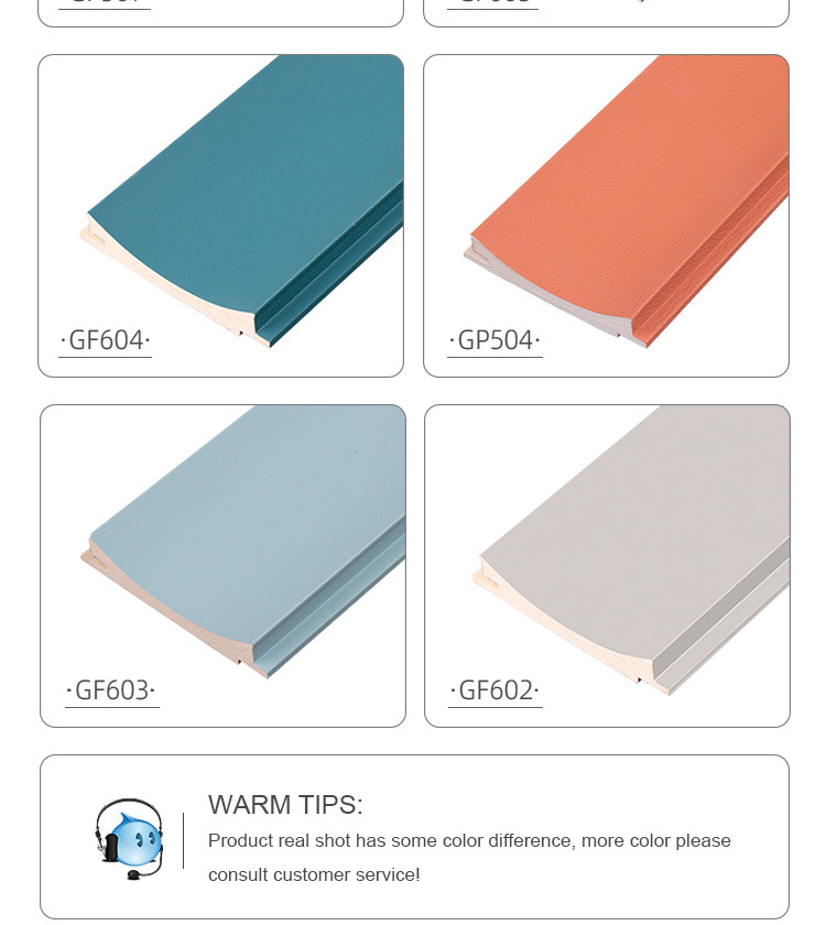 Interior Decoration Environmentally Friendly PVC Moulding Board WPC Grating Panel