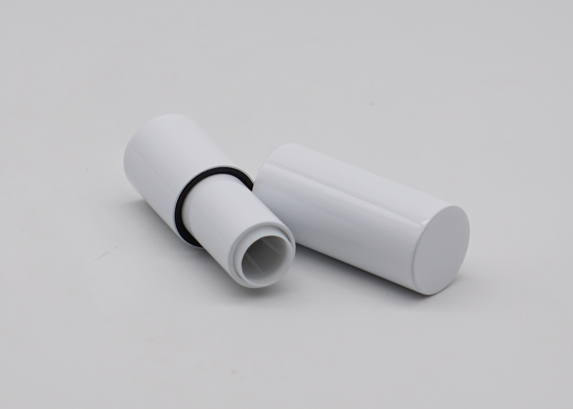 Press Pop Cap Empty Magnetic Aluminum BPA Free Lip Balm Tubes