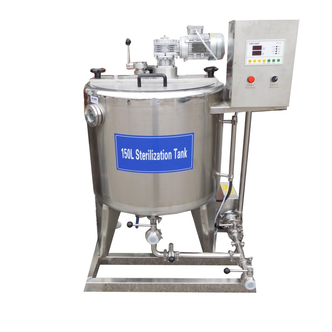 My Goat Milk Pasteurizer Device 500L Electric Heater Steam Pasteurization Tank for Milk