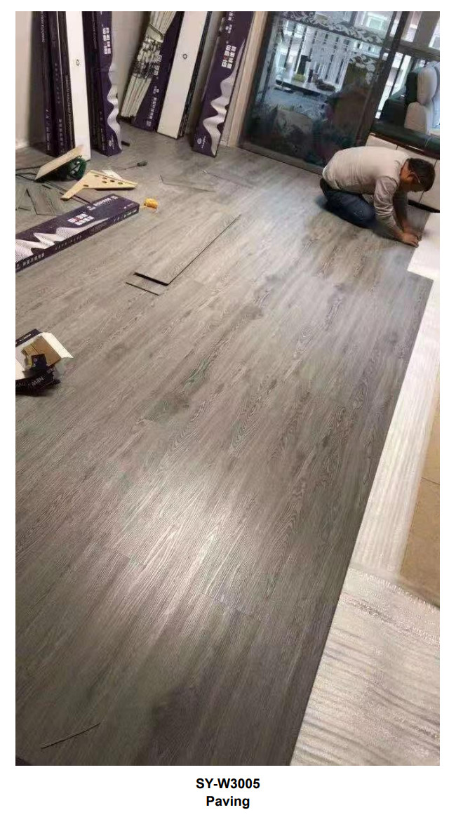 Eco Friendly Marble Vinyl Plank Flooring Stone Grain Fire Retardant GKBM DP-S82273