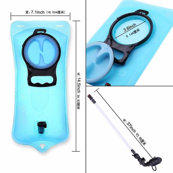Food Grade TPU Hydration Water Bladder , Leakproof Water Storage Bladder Bag