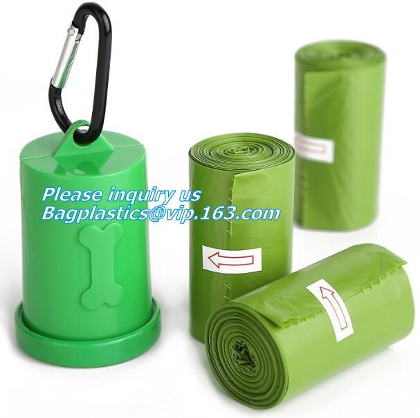 Doggy Poo Bags Compostable Doggie Dog Poop Bags Custom Printed, Disposable Compostable Doggie Biodegradable Pet Dog Wast