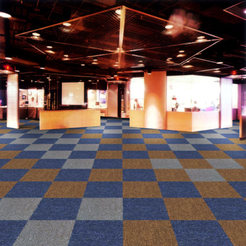 HOT SALE LOOP PILE CARPET TILES FOR COFFEE SHOP 50CMx50CM