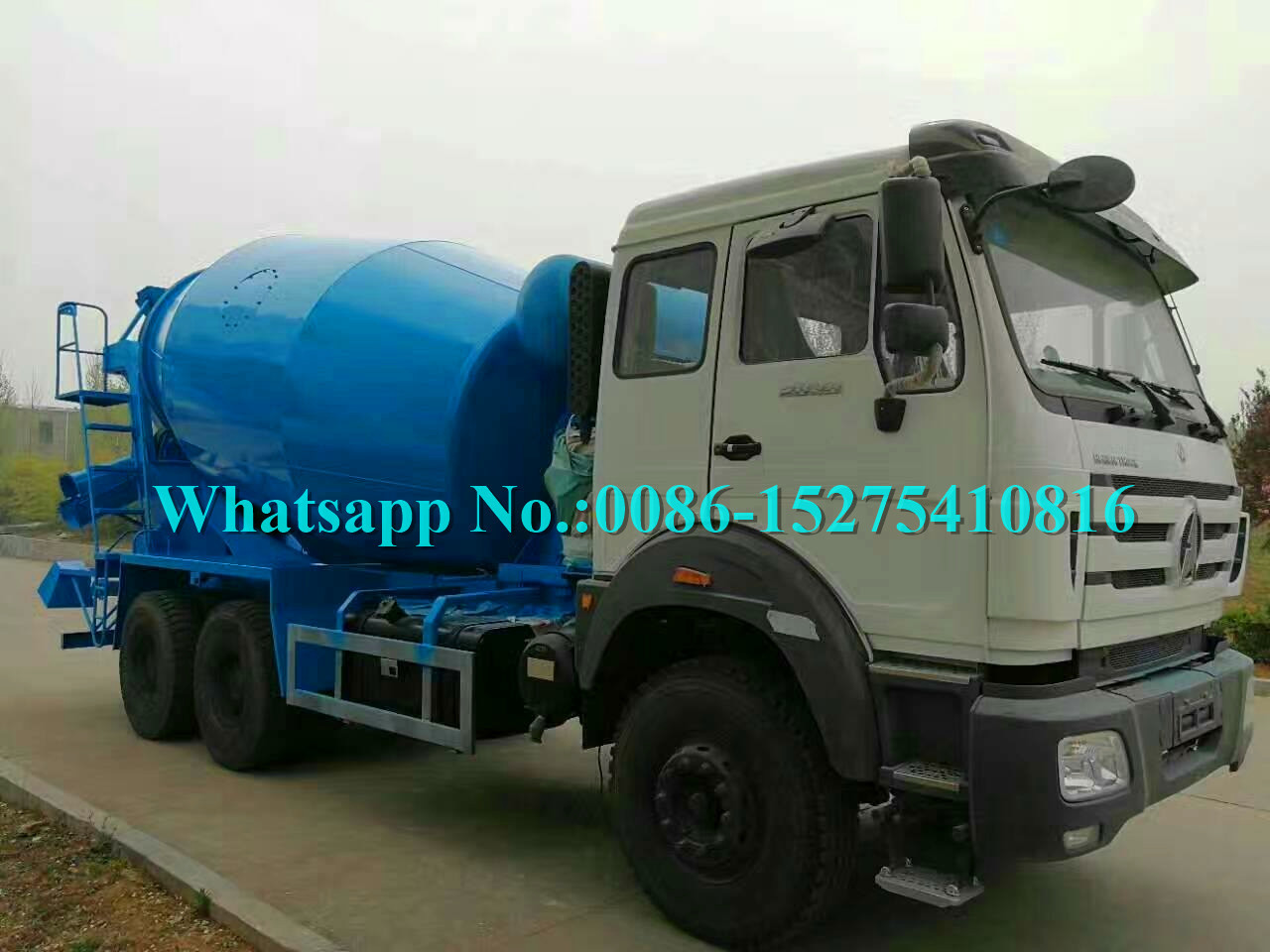 2638 380hp Beiben Mercedes Benz Brand New 6x6 8cbm Concrete Transit Mixer Truck for DR CONGO