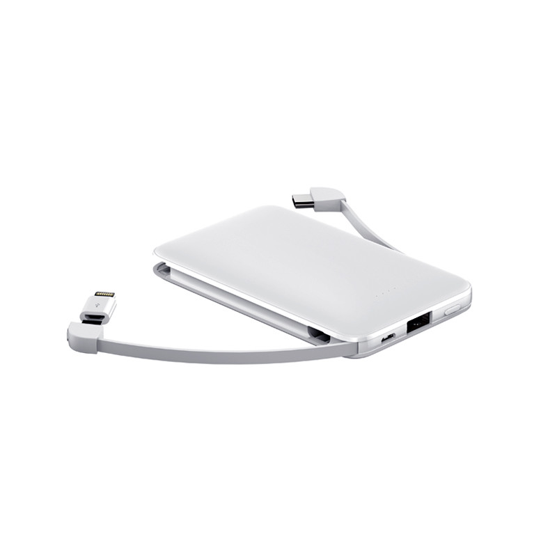 Polymer Battery 111g 13.1mm Wired Power Bank