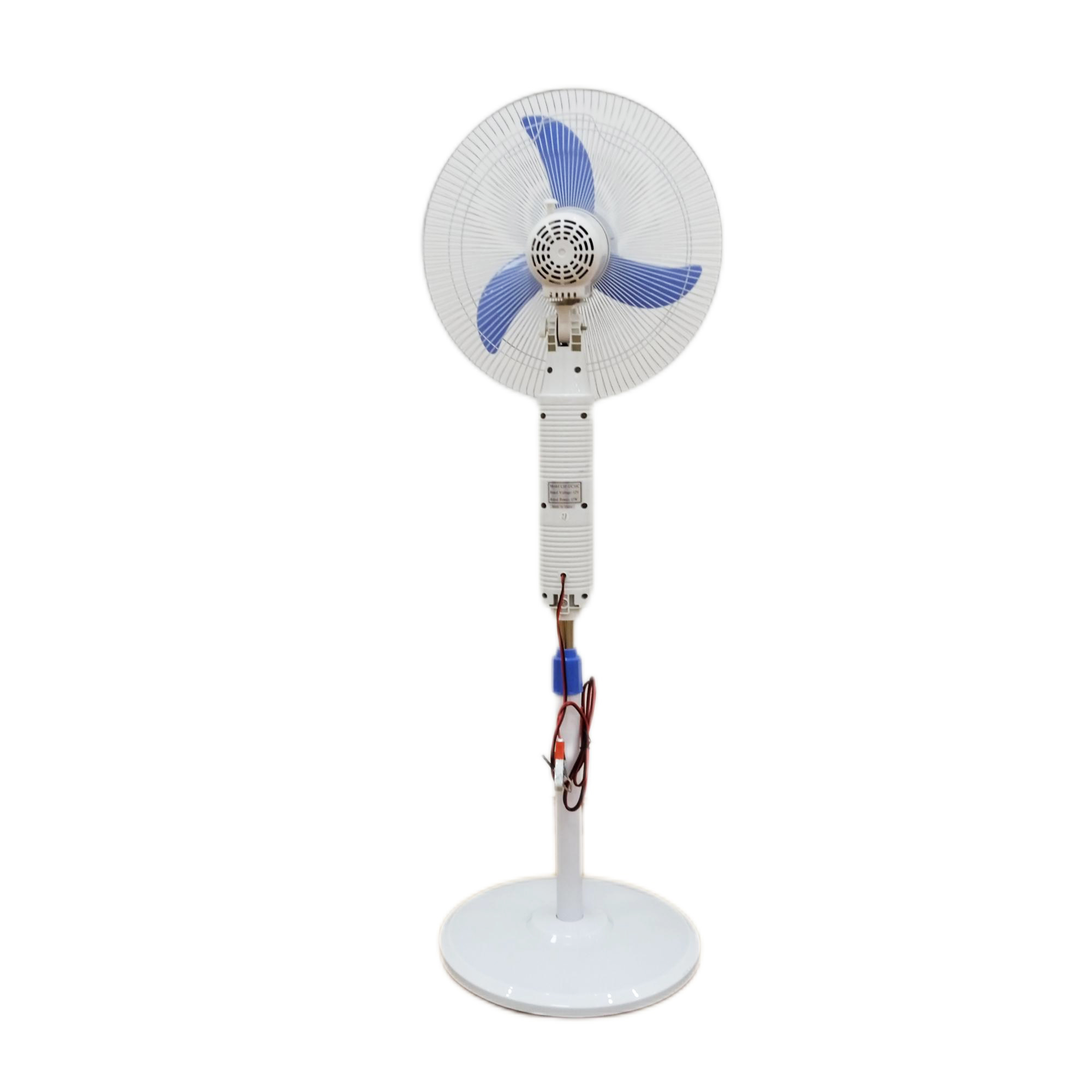Energy Saving Adjustable Floor Fan 16 Inch AC/DC 12V/220V With Led Light
