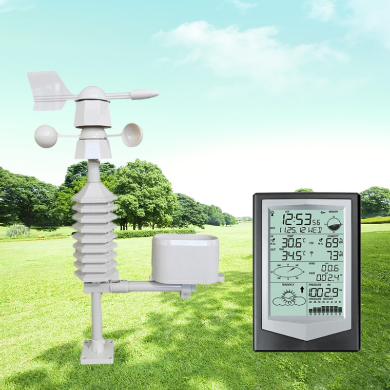 Multifunctional Remote Monitor Weather Station For Outdoor Temperature And Humidity
