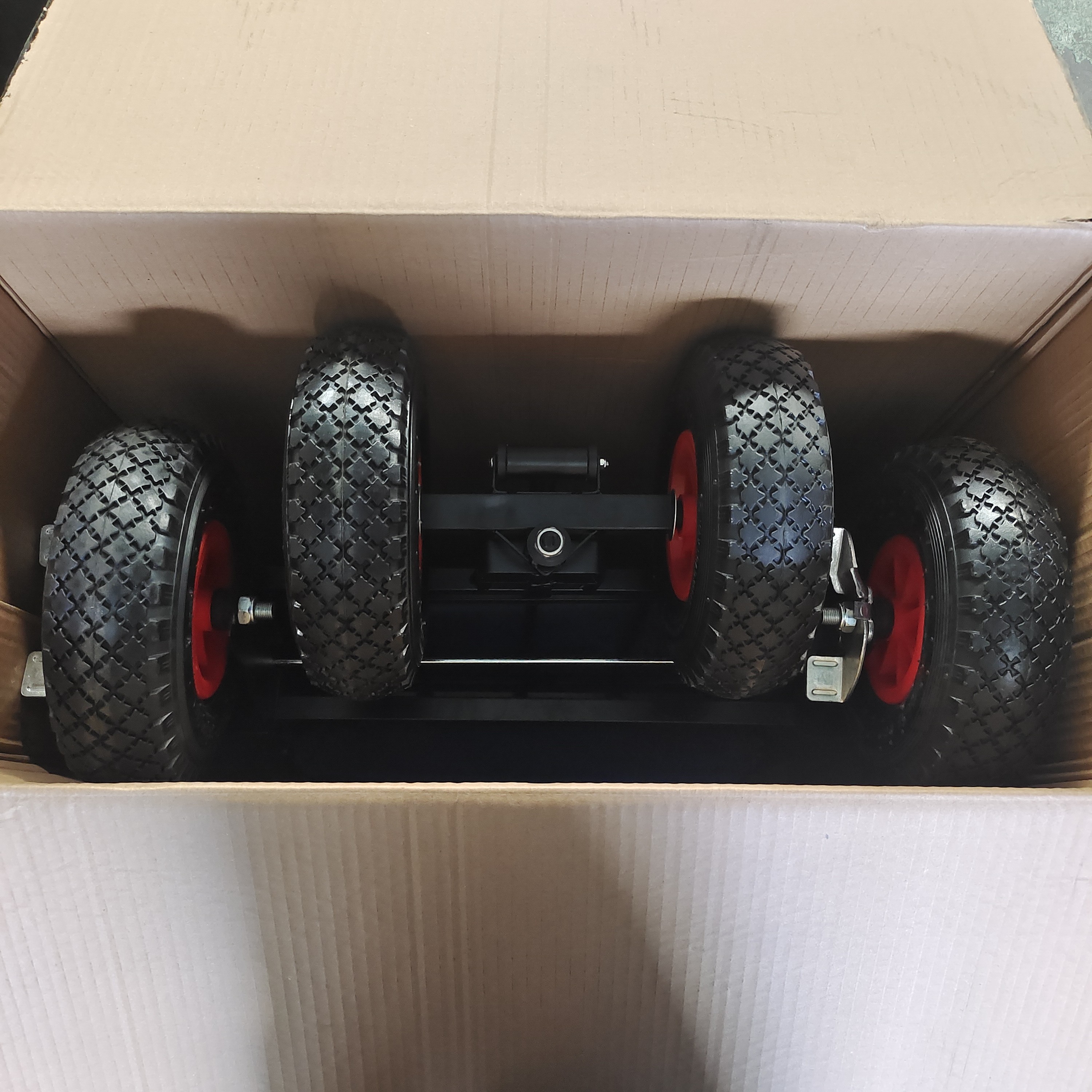 3.00-4 Rubber Pneumatic Tire Wheels Folding Wagon Collapsible Beach Trolley