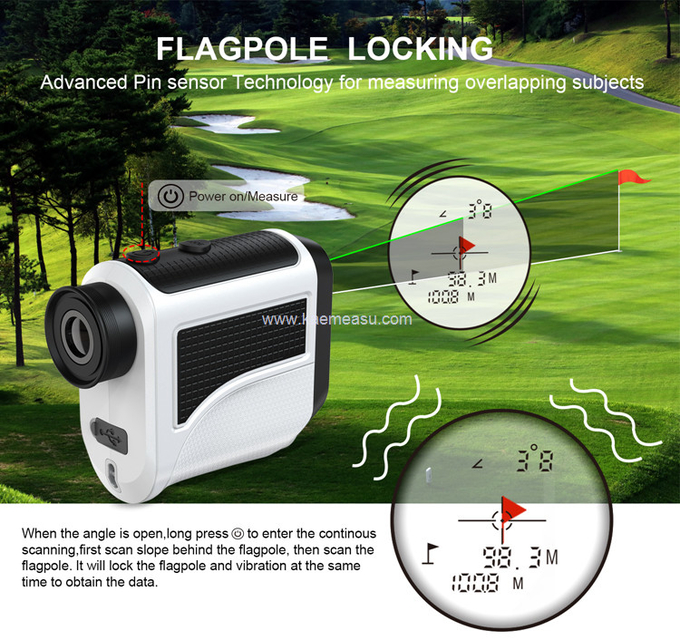 Kaemeasu OEM ODM IP54 Golf Rangefinder With Slope And Magnet F800