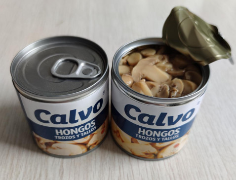 425 Grams Canned Sliced Mushrooms With EOE Lid