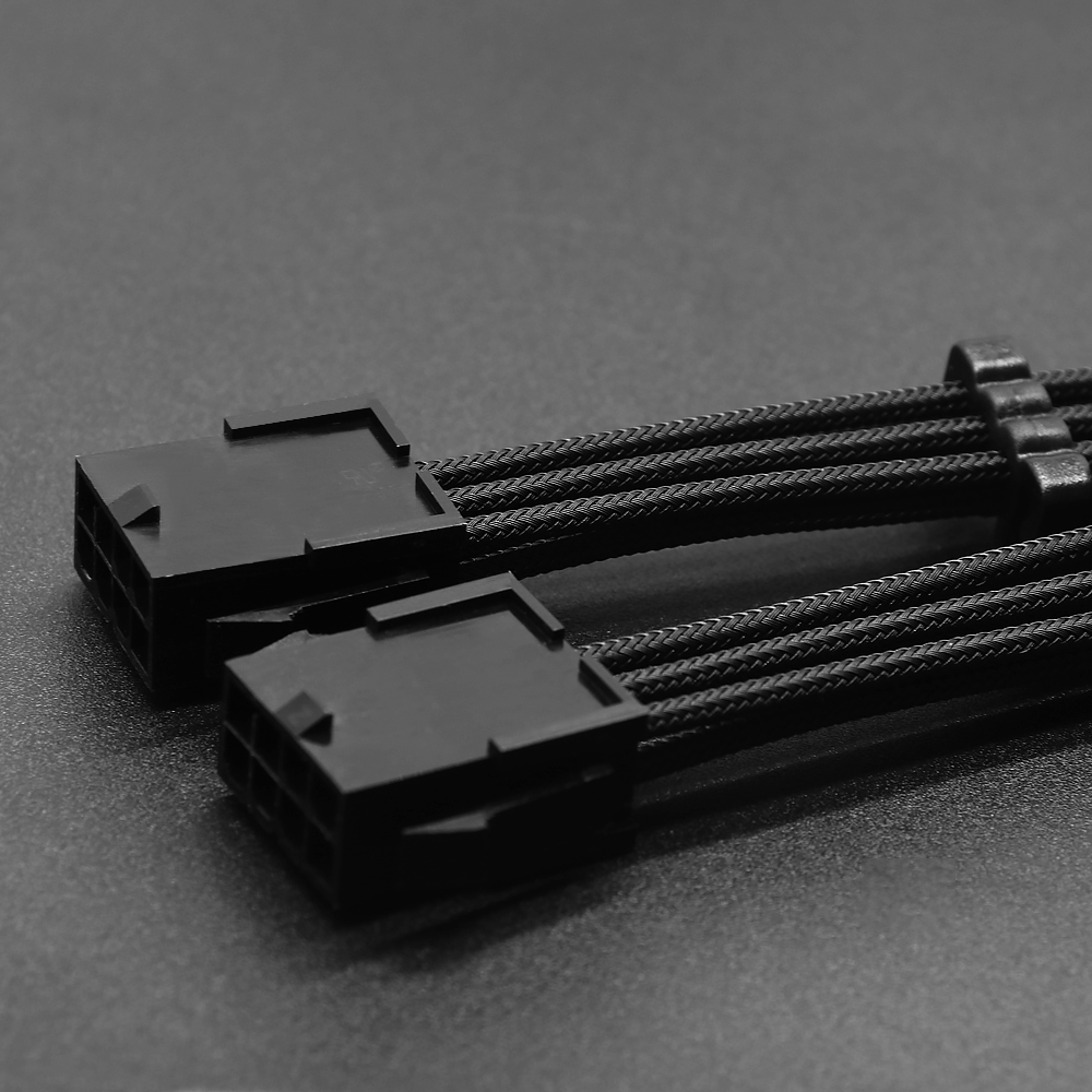 Power Extension Cord Kit PCIe Molex Micro-Fit 3.0 Connector for NVIDIA Ampere GEFORCE RTX 3070 3080 3090 Black