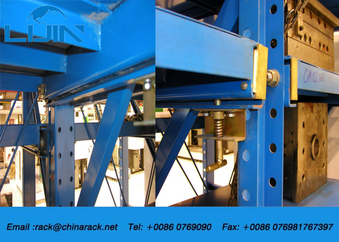 Warehouse Mould Storage Racks 4 Drawers Crane 1000kg / Drawer Loading
