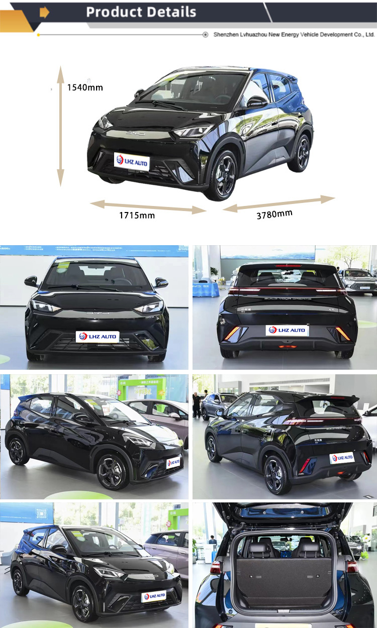 Maximum power 55kW Lithium Battery Electric Car for Adults 2023 Byd Sea Gull Hatchback