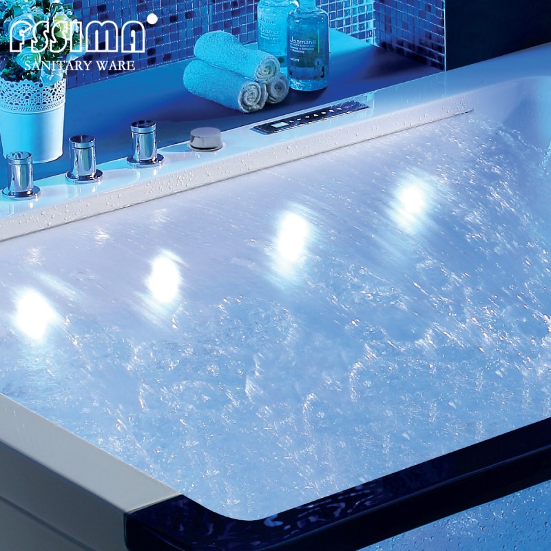 5 Foot Waterfall Whirlpool Bathtub Hot Tub 1700x1300x680MM