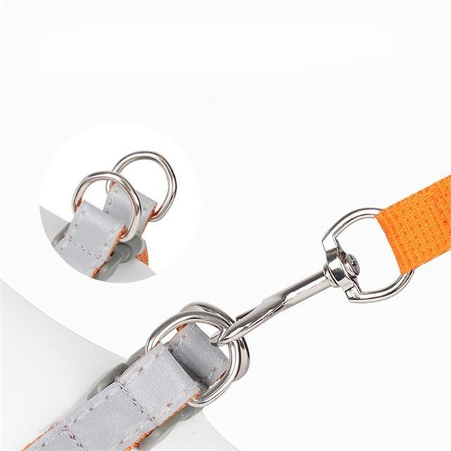 Suede Material Reflective Strips Pet Harness Vest For Dogs And Cats