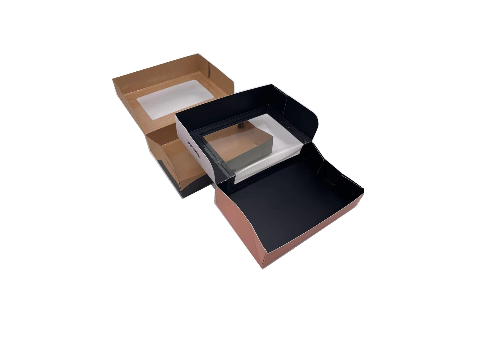 Printed Paper Sushi Container Kraft Sushi Box Custom Logo