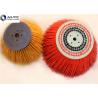 Buy cheap Dust Door Street Sweeper Replacement Brushes , Large Sweeping Brush Blue Yellow from wholesalers