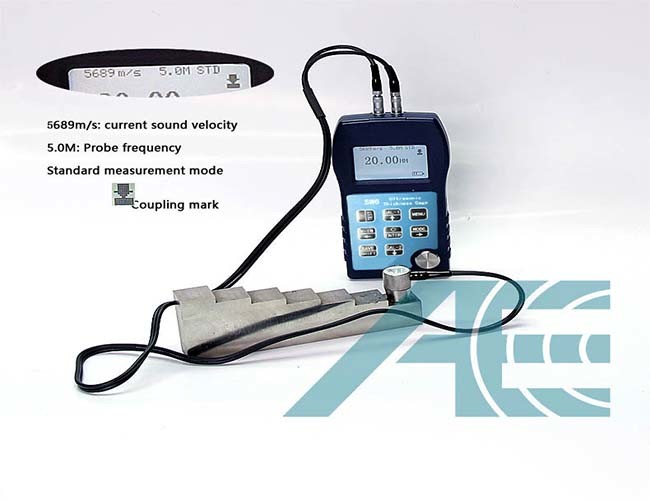 SW6 Ultra Low Energy Consumption Ultrasonic Thickness Tester Ultra Long Standby
