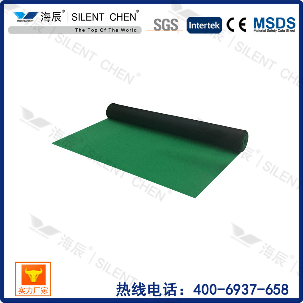 Soundproof Floor EVA Foam Underlayment 140kg/M3 With Embossed Film