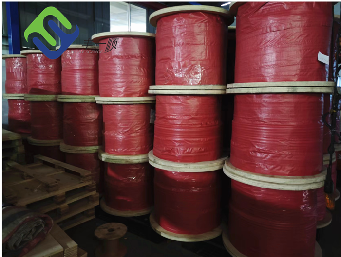 6 Strand Twisted PP Danline Combination Rope Polypropylene Reinforced Rope For Marine Fishing