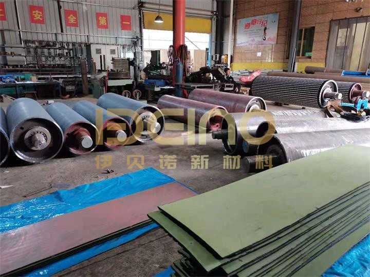 Wear Resistant Roller Ceramic Lagging Sheet Ceramic Rubber Lagging