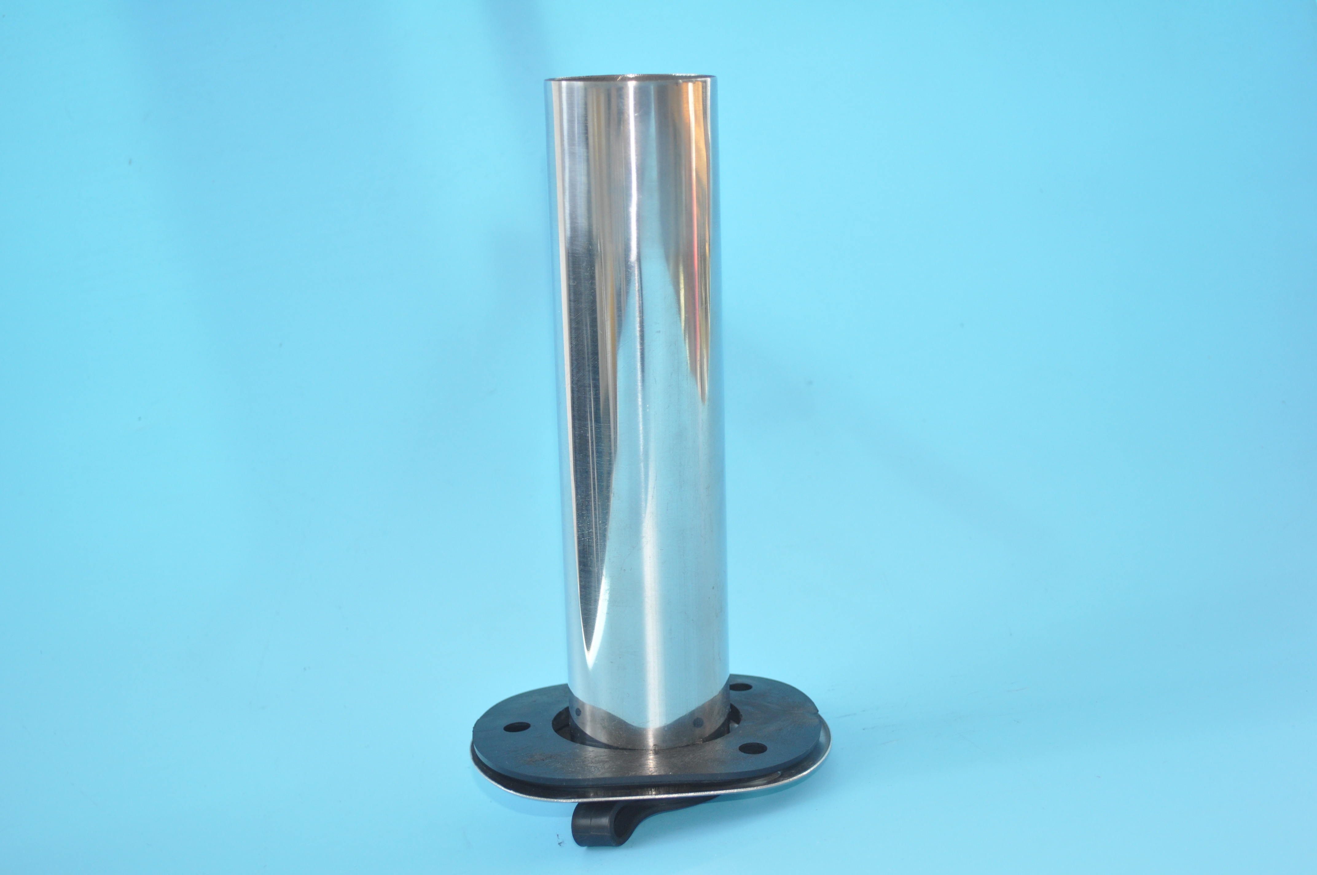 Fishing Rod Holder Stainless Steel Flush Mount Polished 90 degree Isure Marine