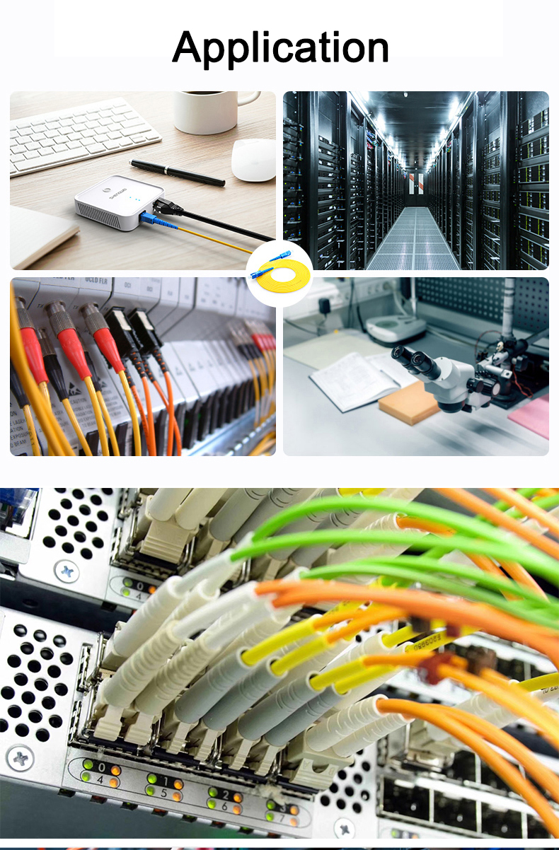 9/125um Single Mode Fiber Optic Cable Outdoor 144Core SC/PC To SC/PC Connection