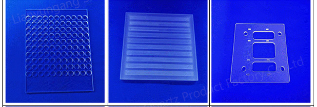 Strong Hardness High Melting Temperatures Optical Fused Quartz Glass Stable Physical And Chemical Properties