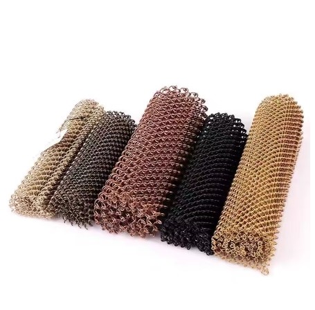 Metal Decoration Net Restaurant Porch Curtain Hook Flower Net Retro Ceiling Curtain Partition Net