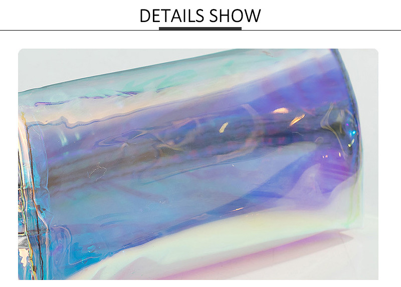 Transparent Holographic Cosmetic Bag