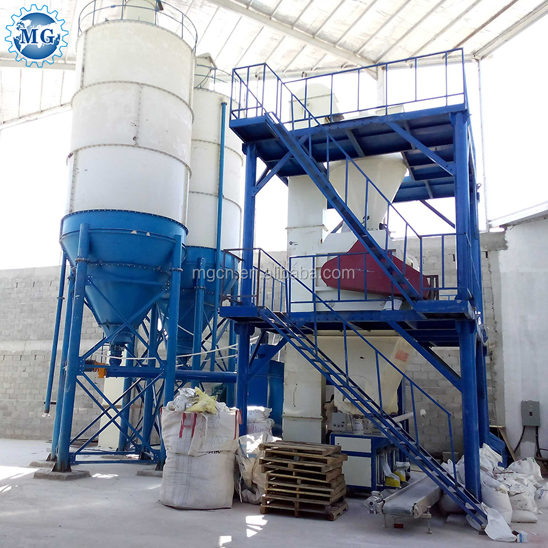 10T / H Dry Mortar Plant Wall Putty Ceramic Tile Adhesive Mixing Machine