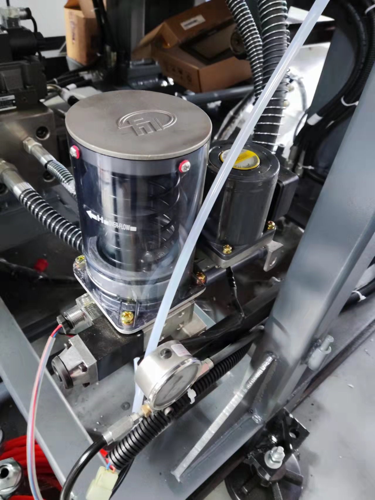 Jerry Can HDPE Bottle Making Machine / Single Stage Blow Molding Machine