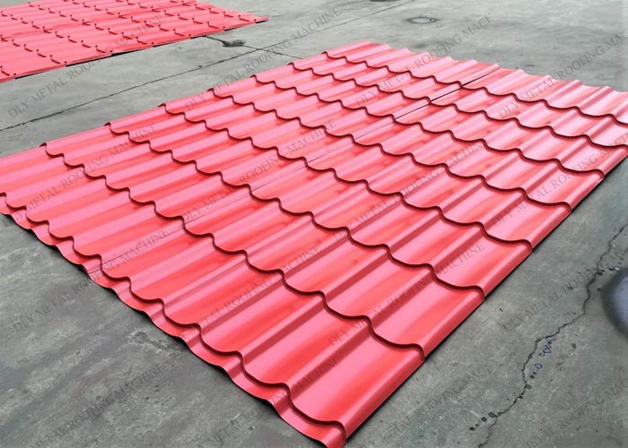 PLC PPGI Metal Roofing Machine 50mm Ibr Roofing Sheet Making Machine