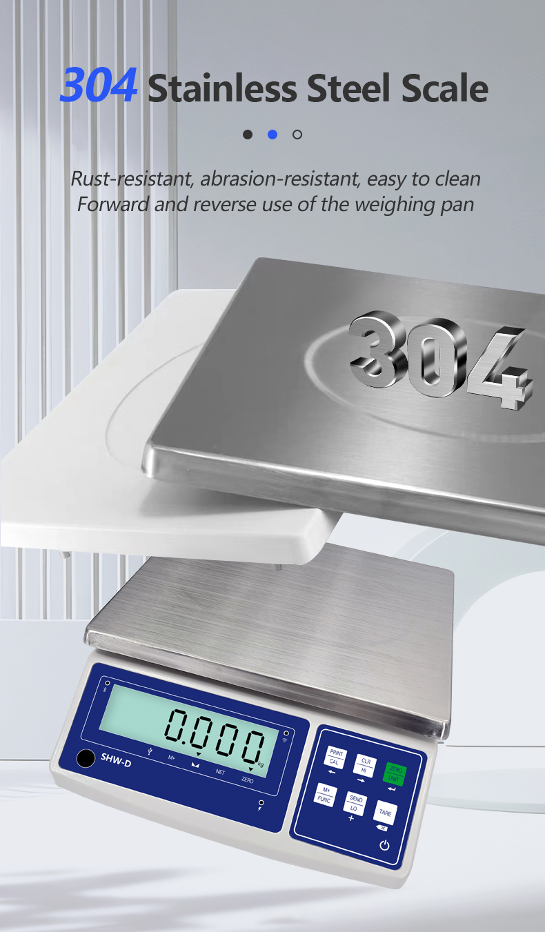 SOHE WD 3KG Industrial Weighing Scale with LCD Display and AC220V/50HZ Power